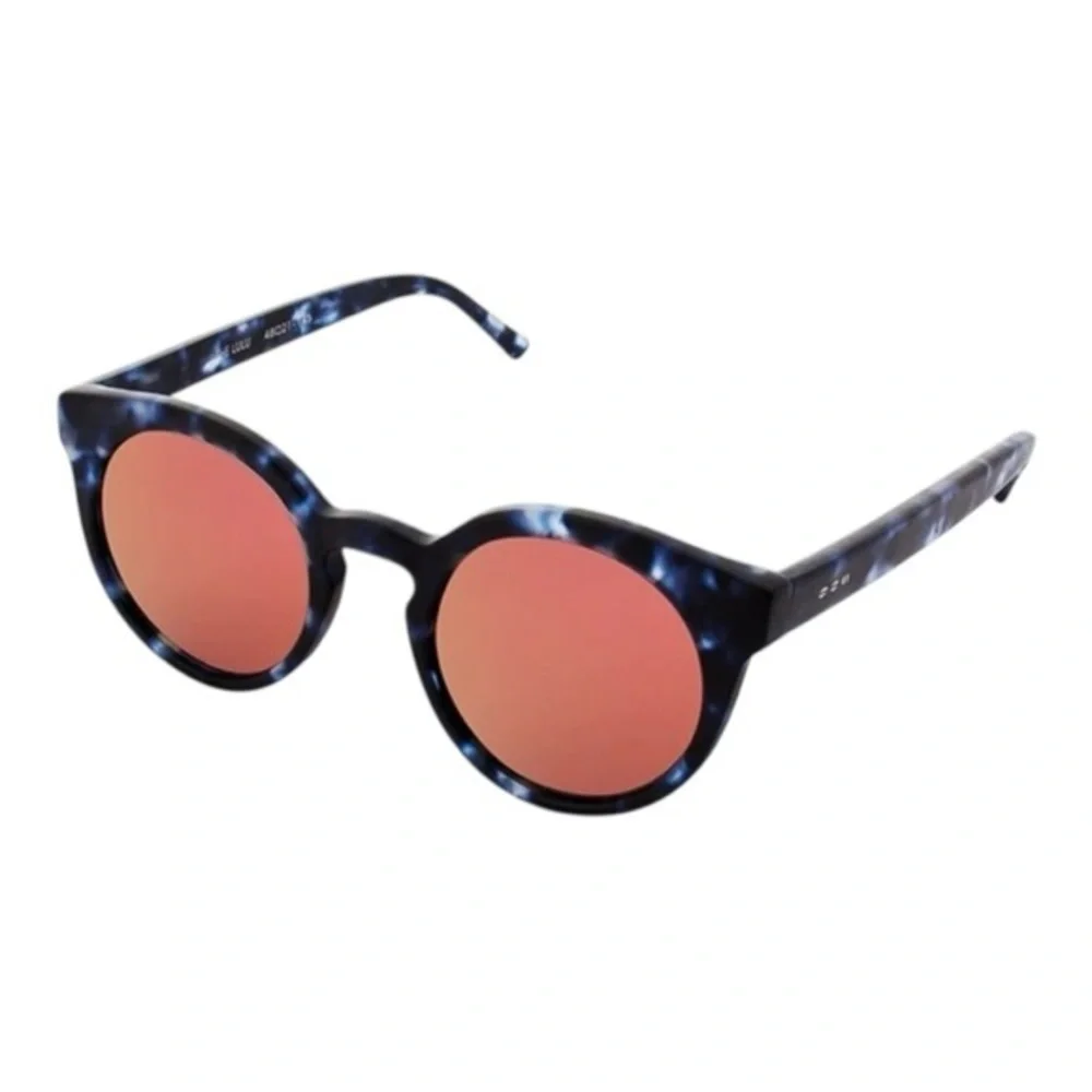 KOMONO sunglasses NEW Lulu blue tortoise reflective Matte Indigo Demi